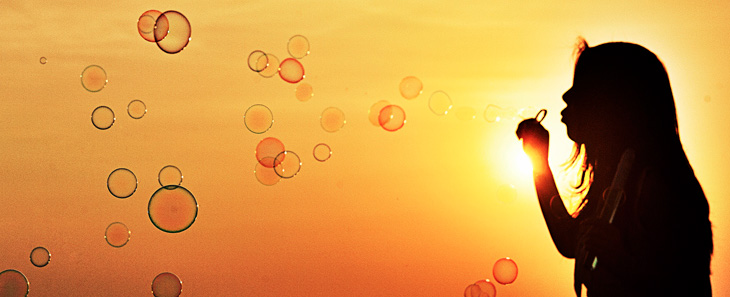 bubble girl